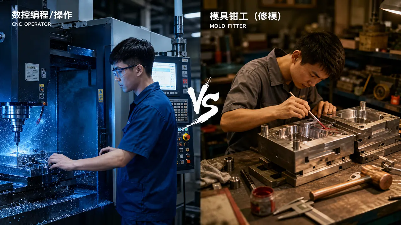 学数控好还是模具好？两个方向的就业与前景对比