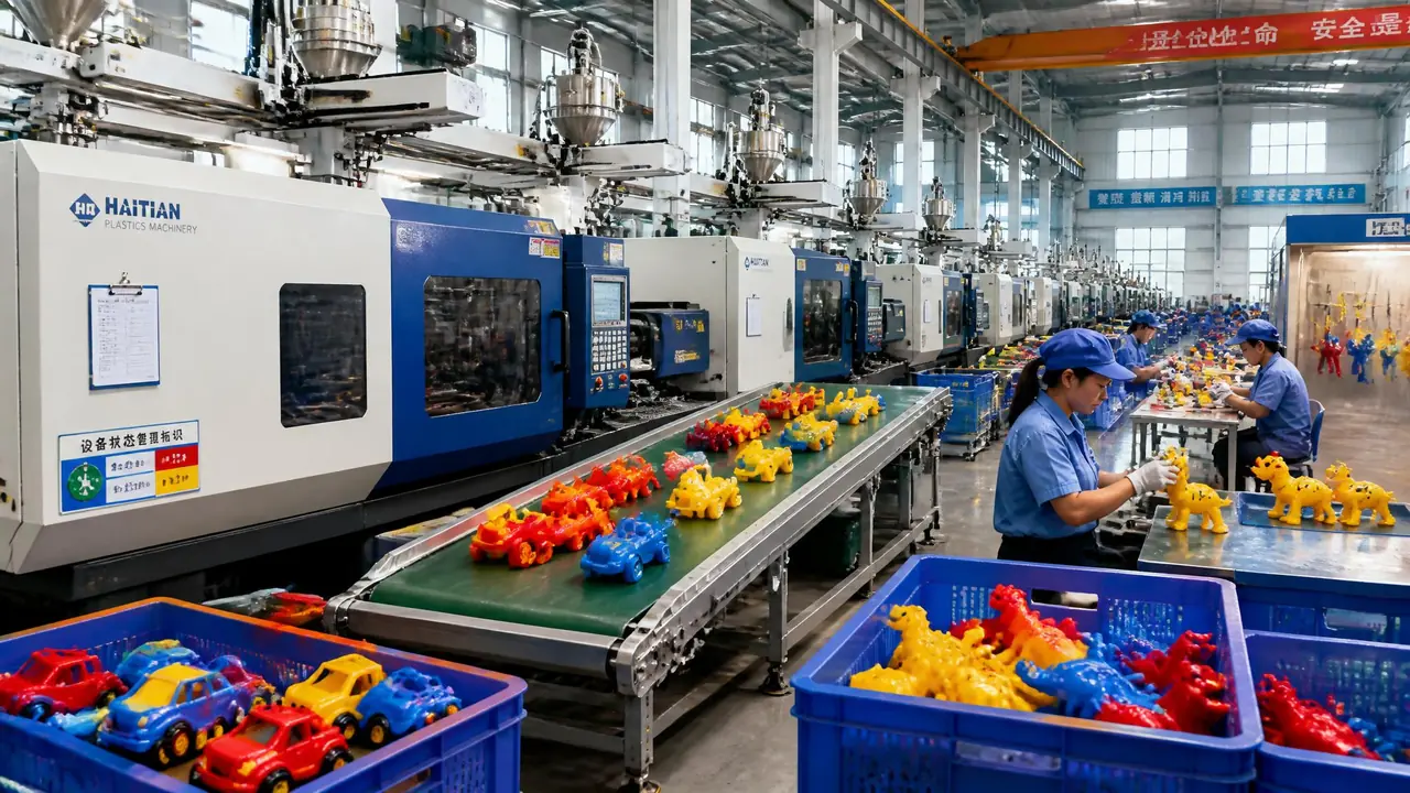 模具玩具是怎么生产的？从注塑成型到组装上色全流程