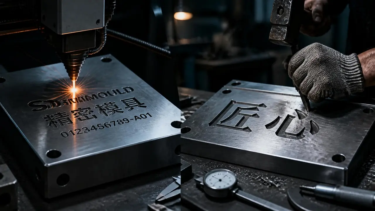 刻字模具怎么刻得深？激光与手工錾刻
