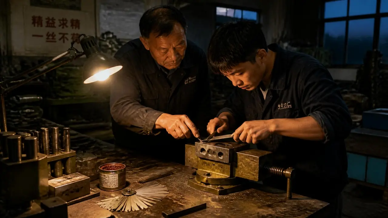 五金模具师傅带徒怎么教？钳工传承