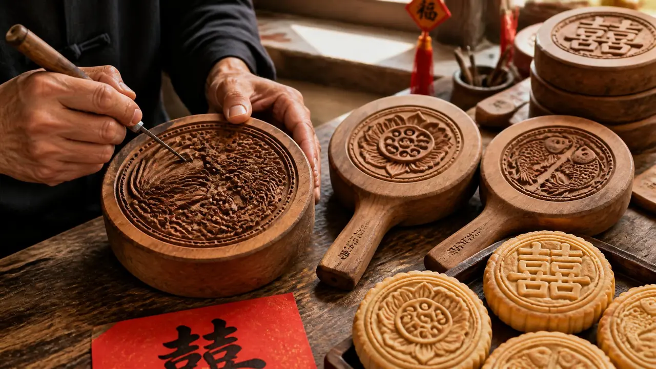 喜饼模具怎么做？喜饼印模的传统花样
