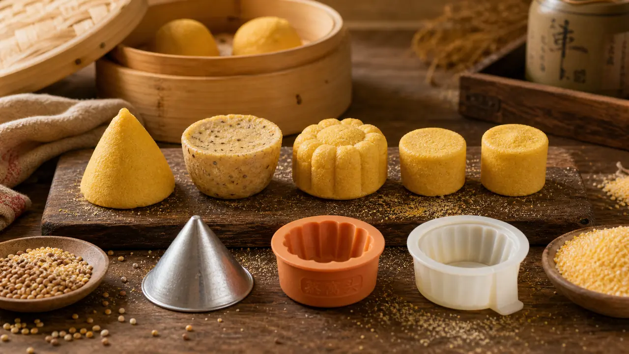 窝窝头模具换着花样做？杂粮的造型