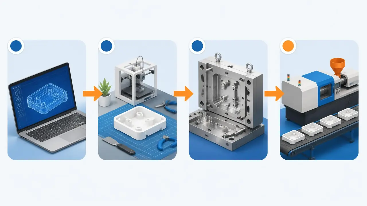 塑料件模具从3D图到量产怎么走？产品经理视角的全链路拆解