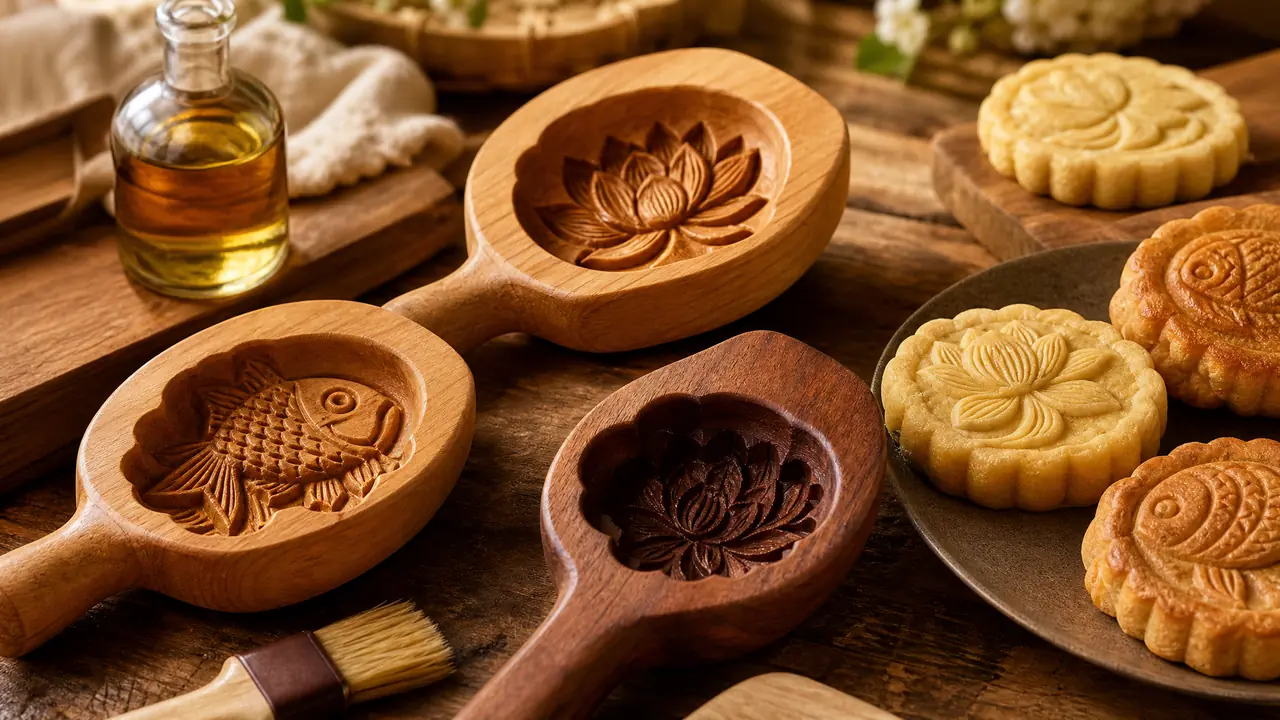 木头模具怎么选怎么养？糕点印模选料刻纹的门道