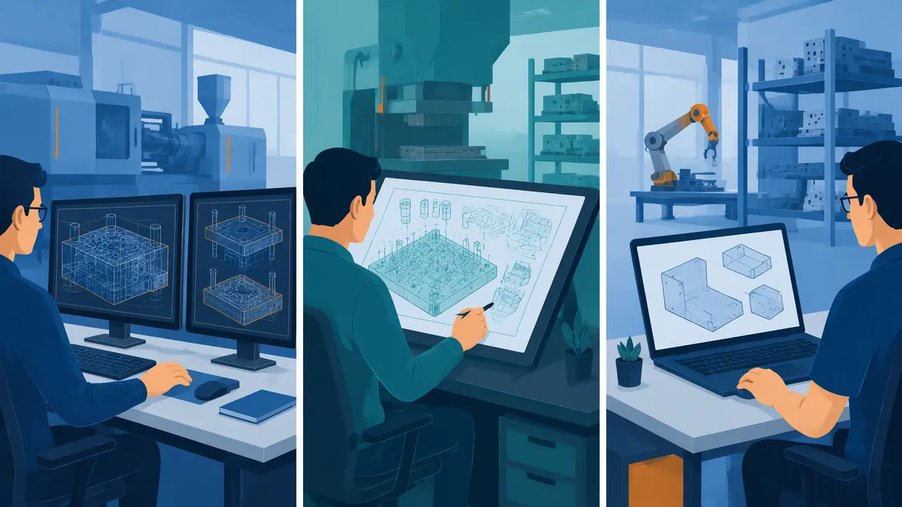 模具设计软件怎么选？UG、AutoCAD、SolidWorks在模具厂的分工和价格账