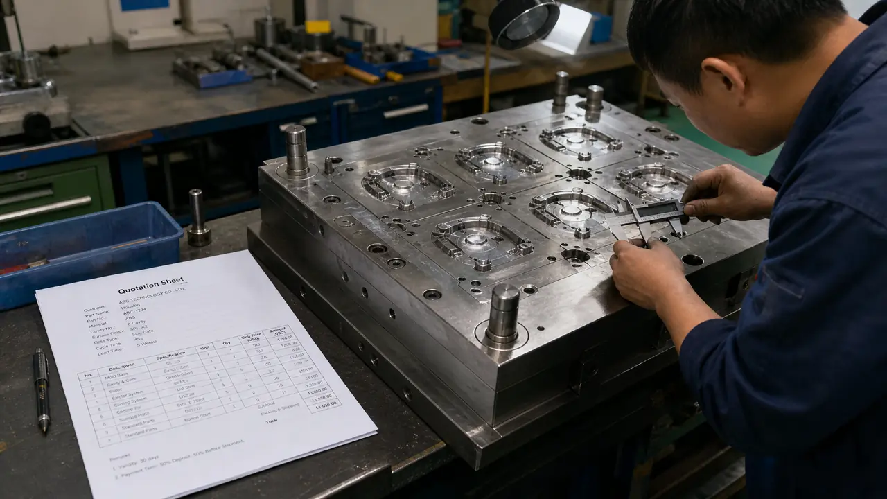 注塑成型模具开模报价怎么谈？看量产品类定腔数钢材再压价