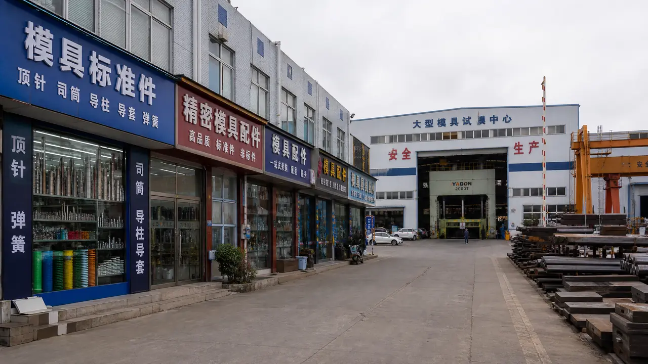 黄骅模具城采购动线实测：城内三摊怎么分，两天一晚怎么跑