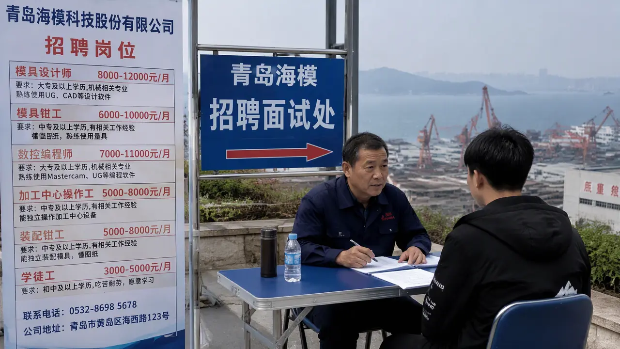 青岛模具招聘的真实行情：岗位薪资与找活门道一次说透