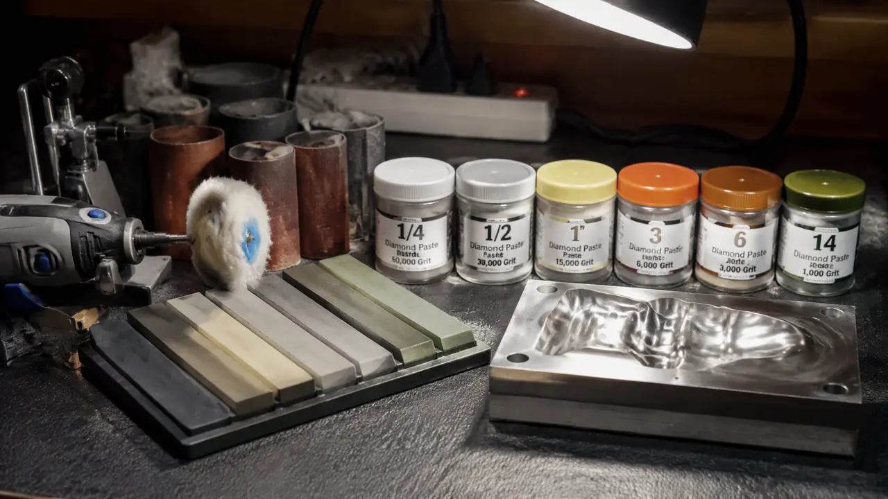 模具抛光工具怎么选？油石砂纸羊毛轮超声波按面配齐才不花冤枉钱